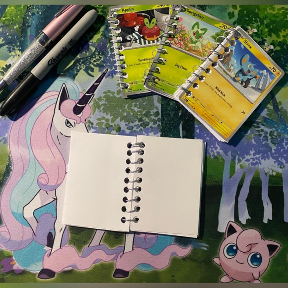 Pokémon🤩 Mini Note Books *Mini White Paper Note Book/Pocket Book! Handmade! - Picture 4 of 15